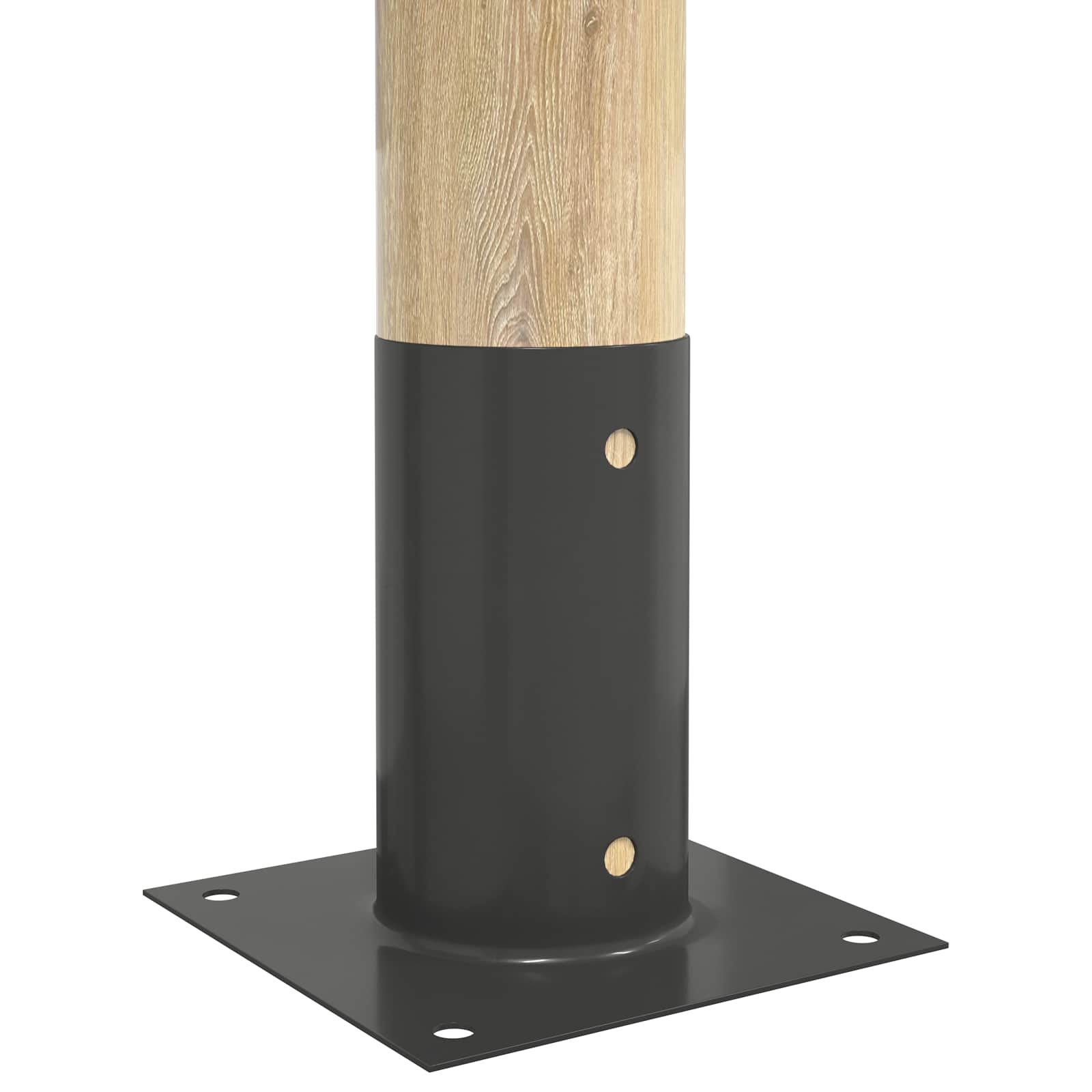 Ronde grondanker 12 pcs Antracietkleurig 15 x 15 x 15 cm Metaal image 3