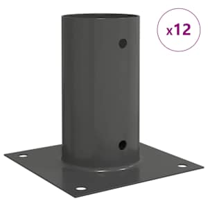 Kulový kotvový kolík 12 pcs Antracitová 15 x 15 x 15 cm Kov - obrázek 4