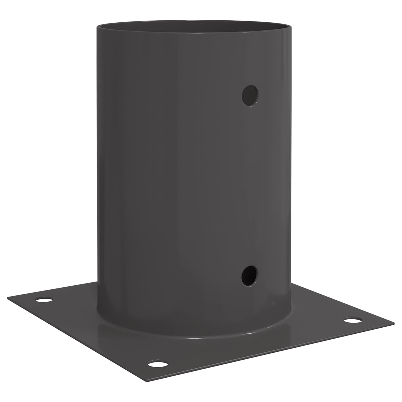 Ronde grondanker 12 pcs Antracietkleurig 15 x 15 x 15 cm Metaal image 2