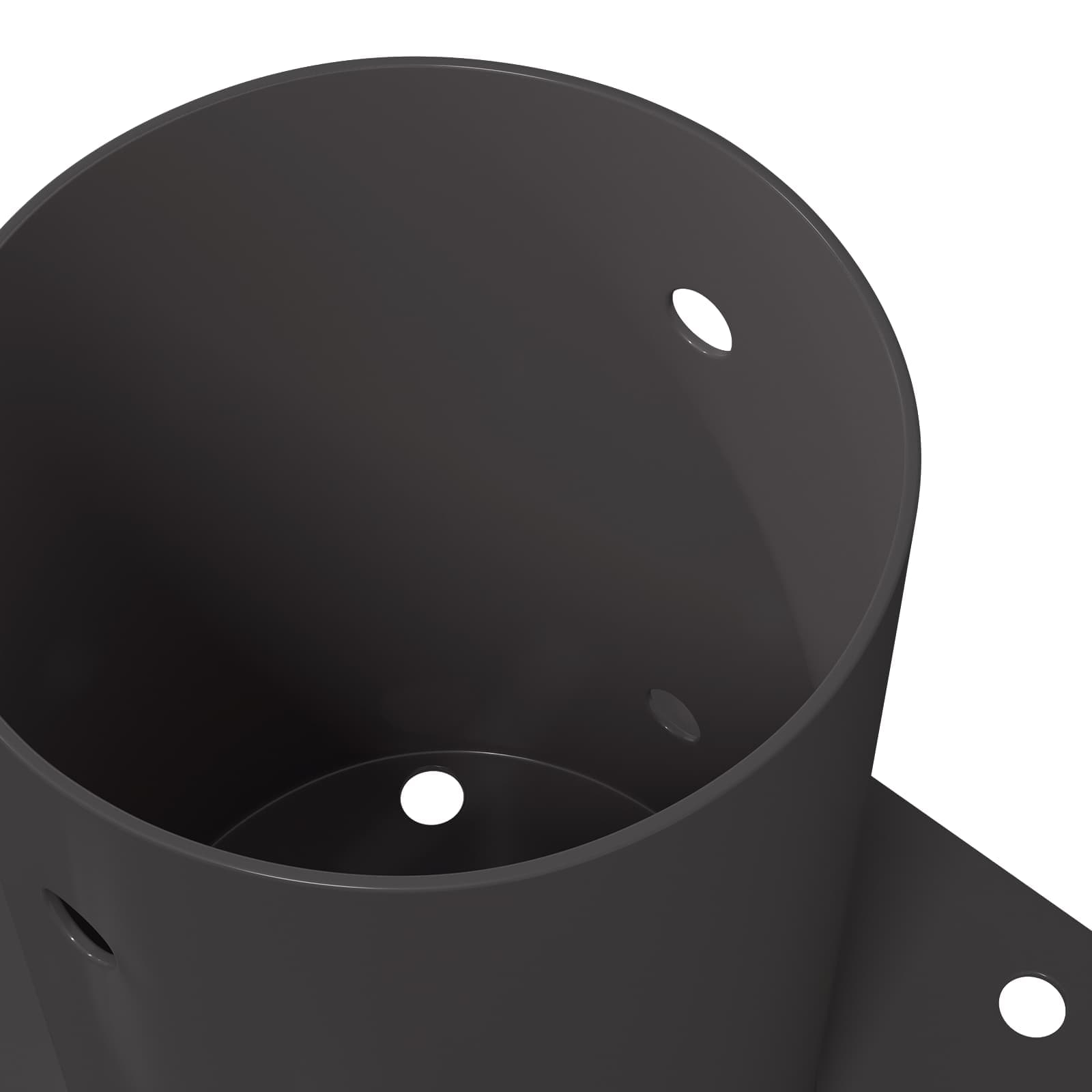 Ronde grondanker 12 pcs Antracietkleurig 18 x 18 x 15 cm Metaal image 9