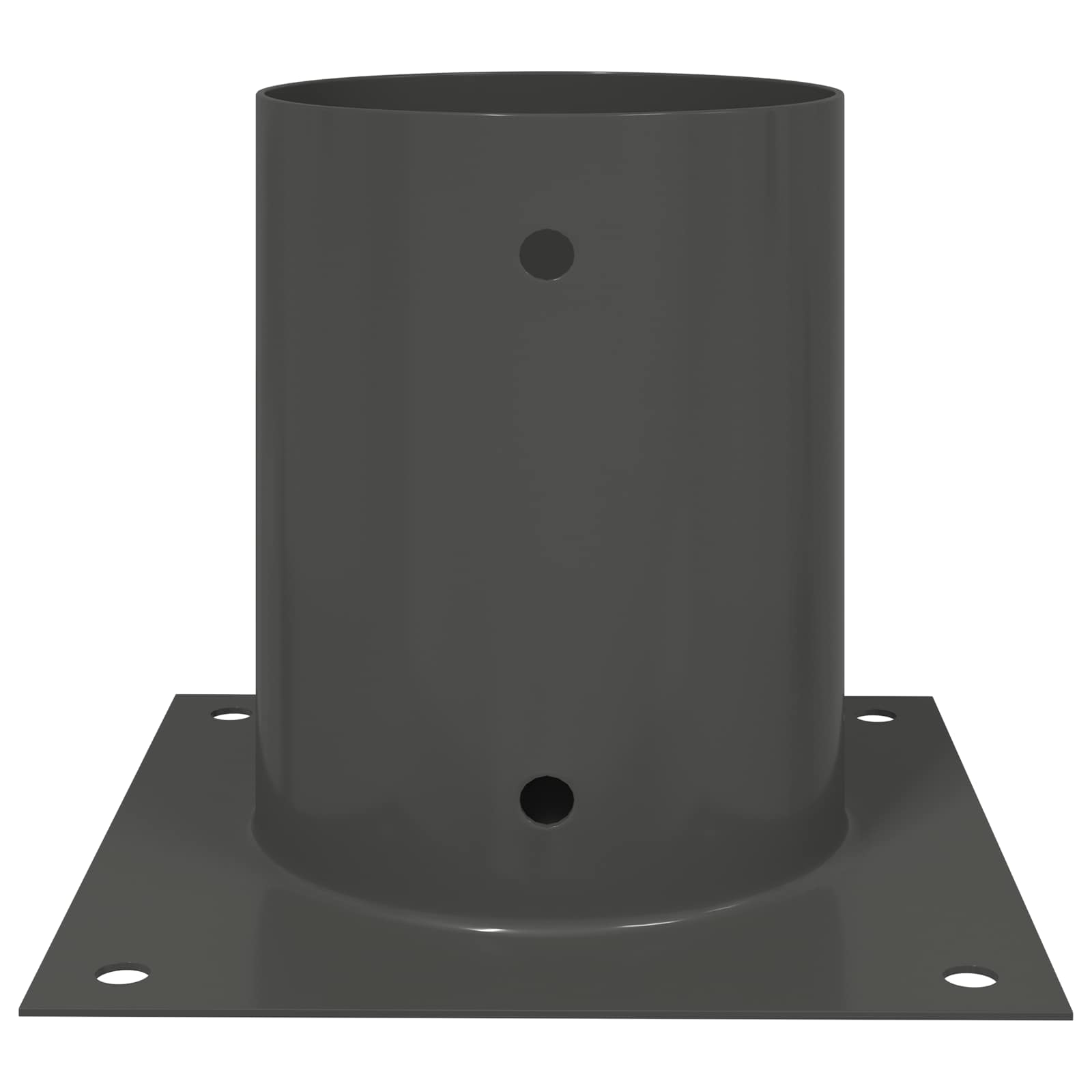 Ronde grondanker 12 pcs Antracietkleurig 18 x 18 x 15 cm Metaal image 5