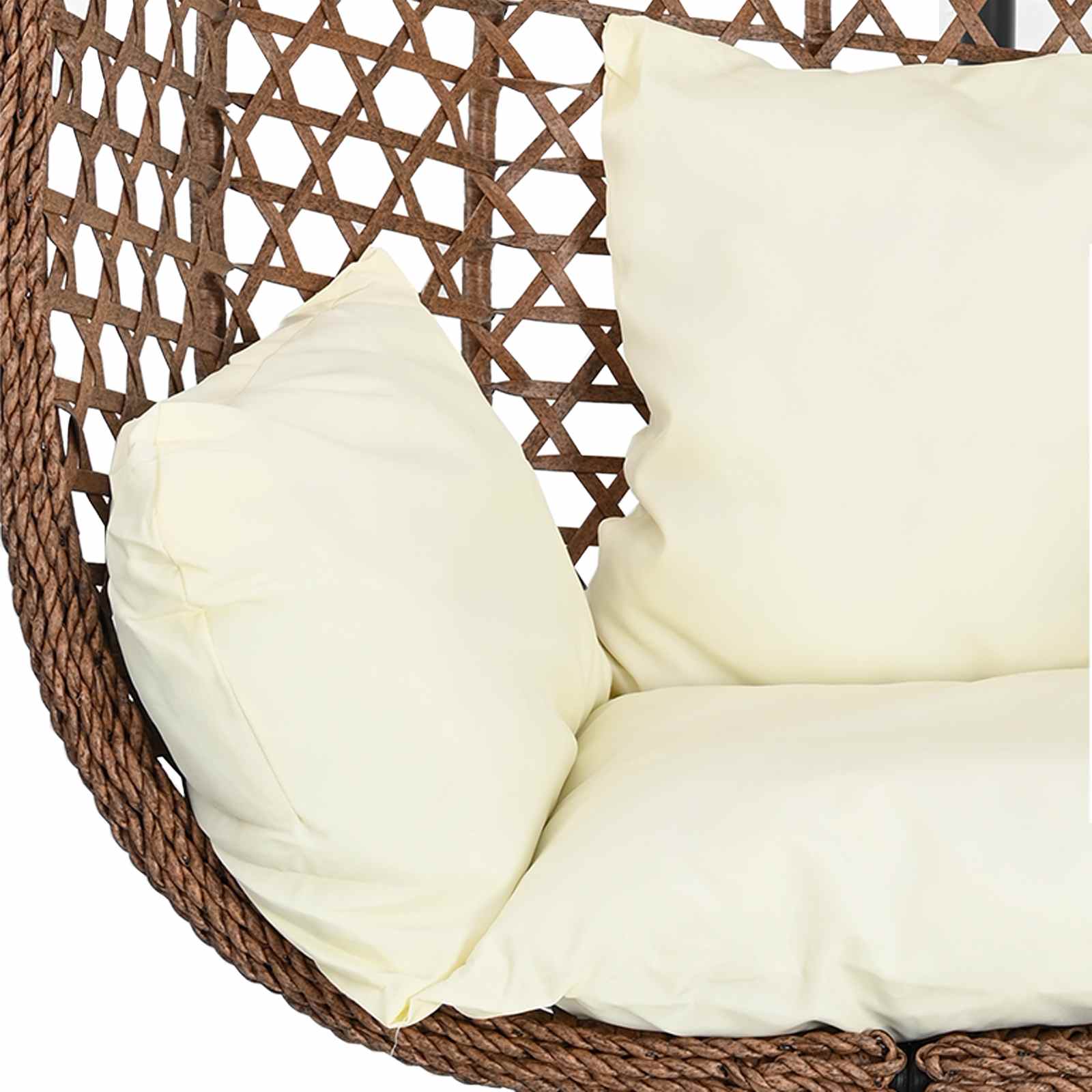 Hangende eierstoel zonder standaard poly rattan image 8