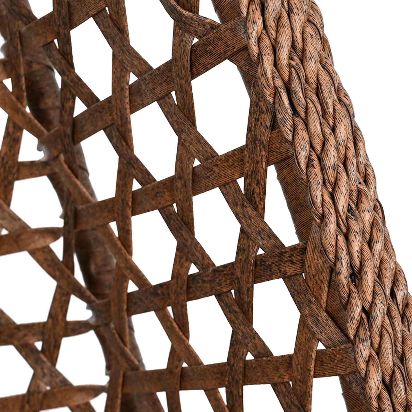 Hangende eierstoel zonder standaard poly rattan image 9