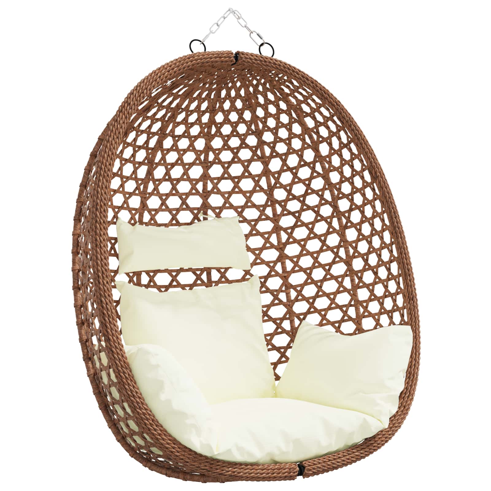 Hangende eierstoel zonder standaard poly rattan image 2