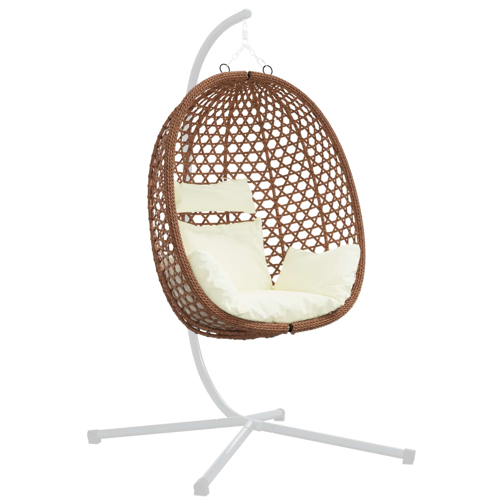 Hangende eierstoel zonder standaard poly rattan image 3