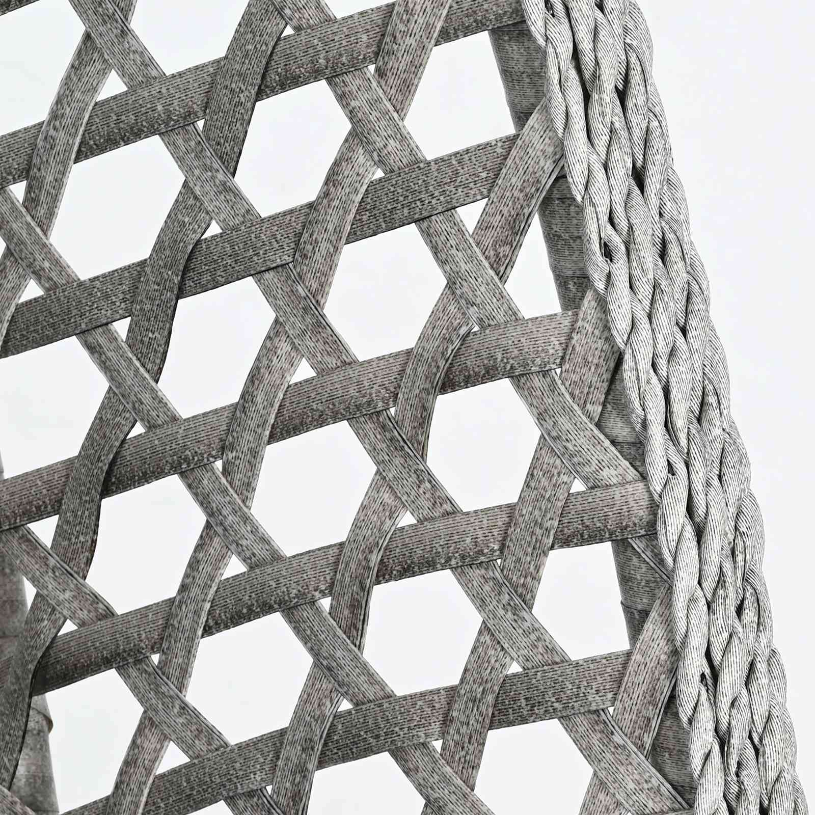 Hangende eierstoel zonder standaard Antraciet en Grijs image 9