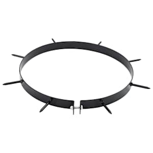 Svěrka aerátoru na trávník s hroty 5 pcs Černý Ø 320 mm Železo - obrázek 3