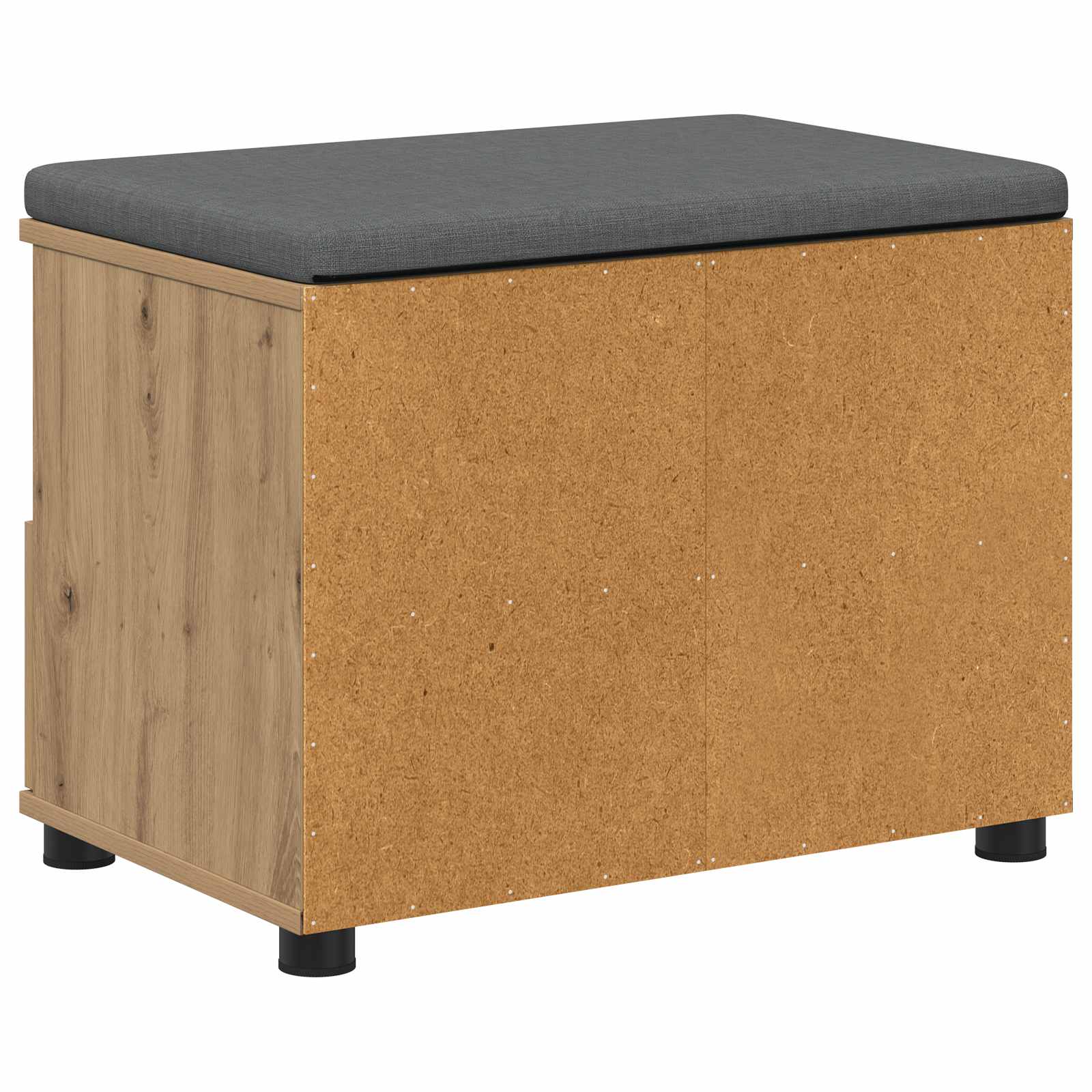 vidaXL Schuhbank mit Kissen Artisan-Eiche 60 x 38 x 46 cm – Bild 7