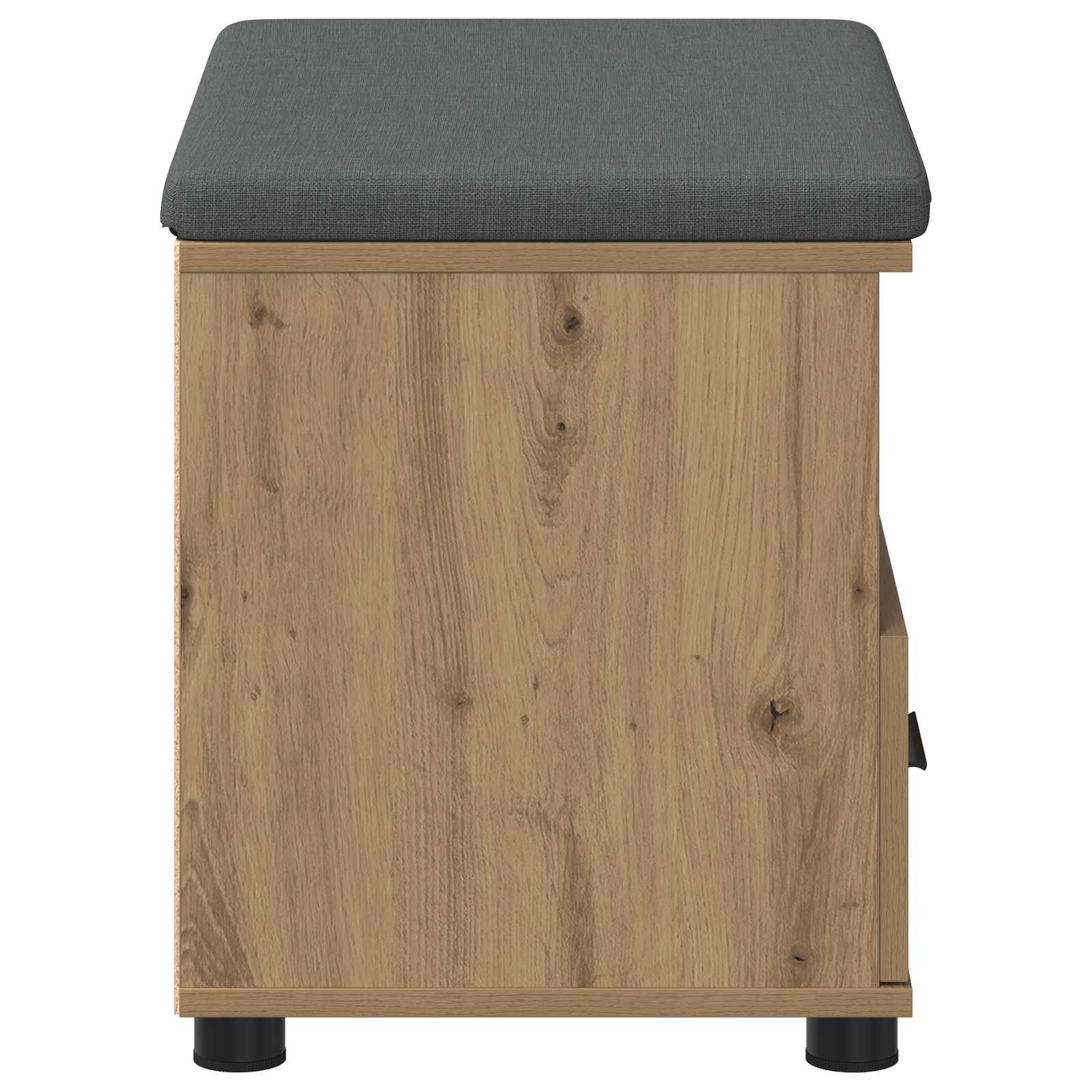 vidaXL Schuhbank mit Kissen Artisan-Eiche 60 x 38 x 46 cm – Bild 6