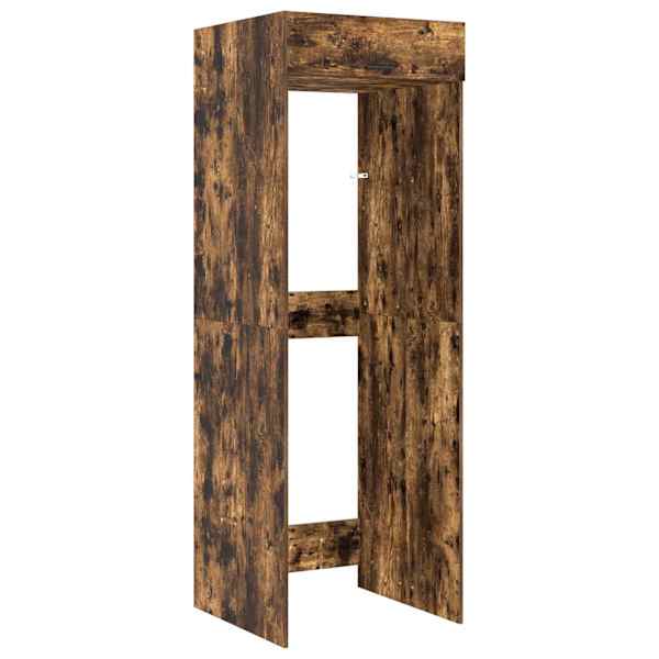 vidaXL Pesumasina kapp Suitsetatud tamm 67,5 x 68 x 200 cm Tehispuit