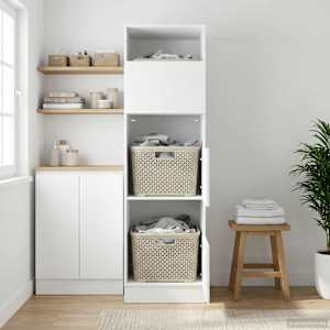 Omara za perilo Črna Orehovina 50 x 68 x 162 cm Konstruiran les