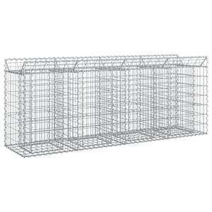 Gabionový vyvýšený záhon 2 pcs Stříbrná - obrázek 2