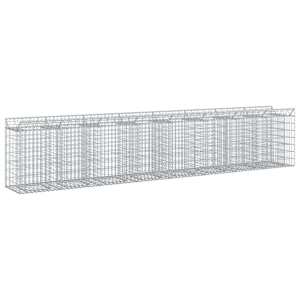 Gabionový vyvýšený záhon 3 pcs Stříbrná - obrázek 2