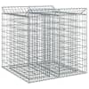 vidaXL Gabioni t&otilde;stetud voodi 2 tk 100 x 100 x 100 cm Tsingitud teras