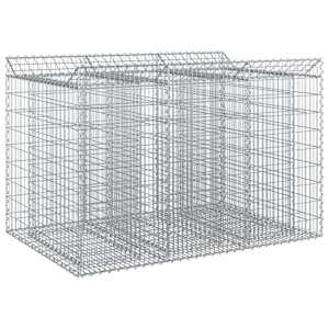 Gabionový vyvýšený záhon 2 pcs Stříbrná - obrázek 2