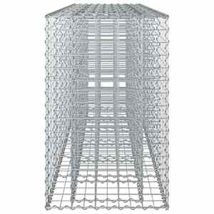 Gabionový vyvýšený záhon 2 pcs Stříbrná 250 x 50 x 80 cm - obrázek 5