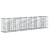 vidaXL Gabioni t&otilde;stetud voodi 2 tk 330 x 50 x 80 cm Tsingitud teras