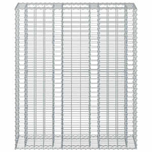 Gabionový vyvýšený záhon 2 pcs Stříbrná 130 x 50 x 150 cm - obrázek 4