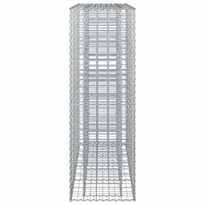 Gabionový vyvýšený záhon 2 pcs Stříbrná 170 x 50 x 150 cm - obrázek 5