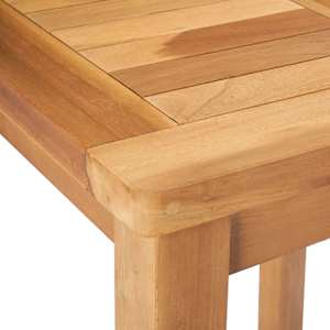 Barový stůl Přírodní 60 x 60 x 105 cm Masivní teak - obrázek 6