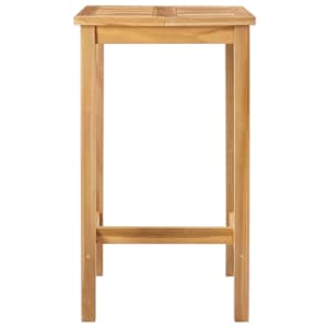 Barový stůl Přírodní 60 x 60 x 105 cm Masivní teak - obrázek 4