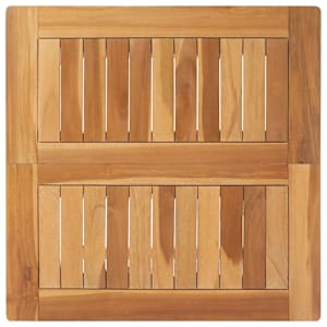Barový stůl Přírodní 60 x 60 x 105 cm Masivní teak - obrázek 5