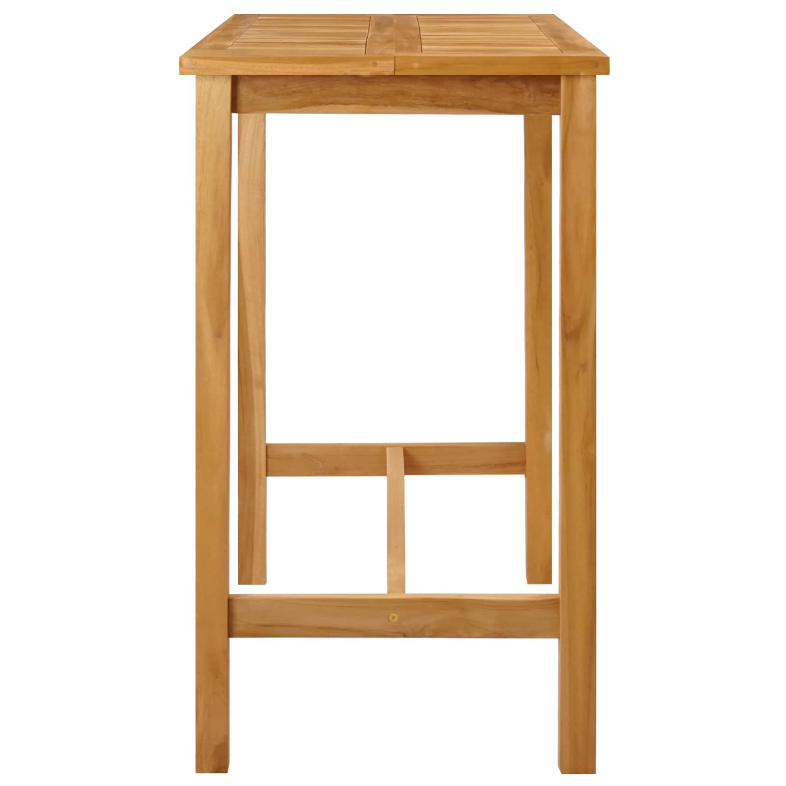 Bartafel Naturel 110 x 60 x 105 cm Massief Teakhout image 4