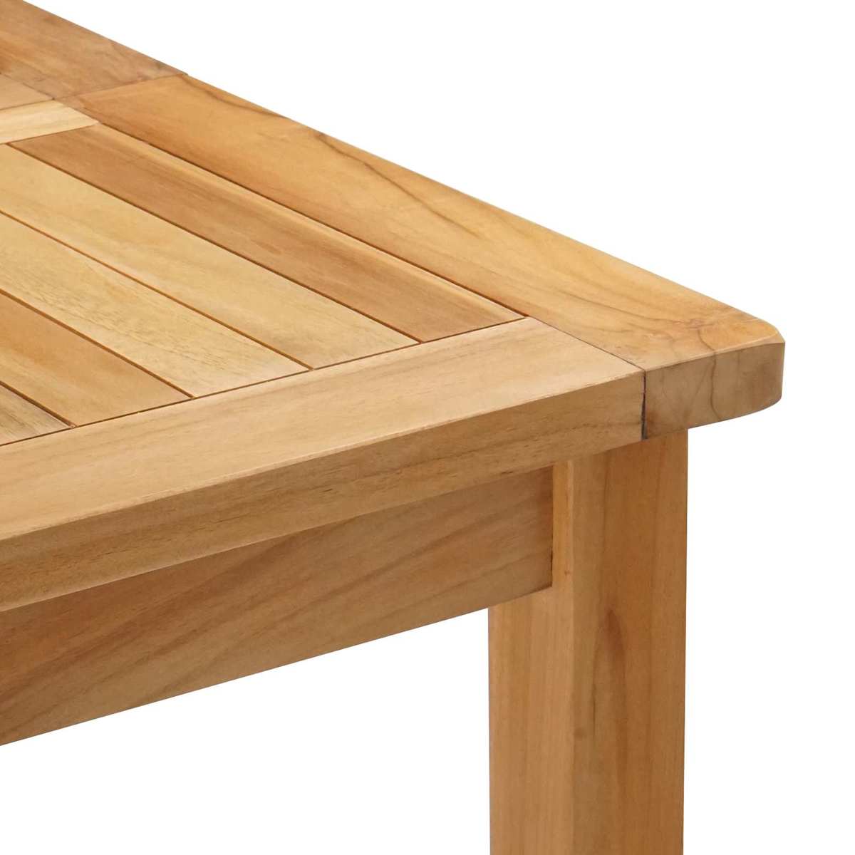 Barbord Naturfarvet Massiv Teaktræ - Billede 6