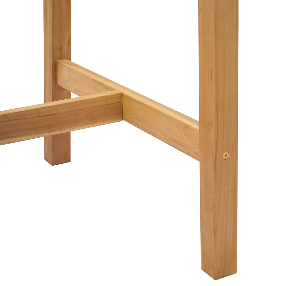 Barbord Naturfarvet Massiv Teaktræ - Billede 7