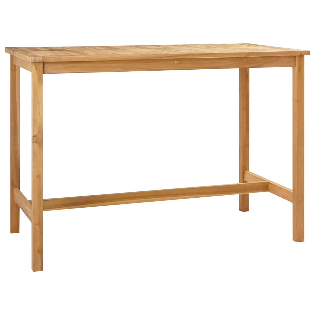 Barbord Naturfarvet Massiv Teaktræ - Billede 2