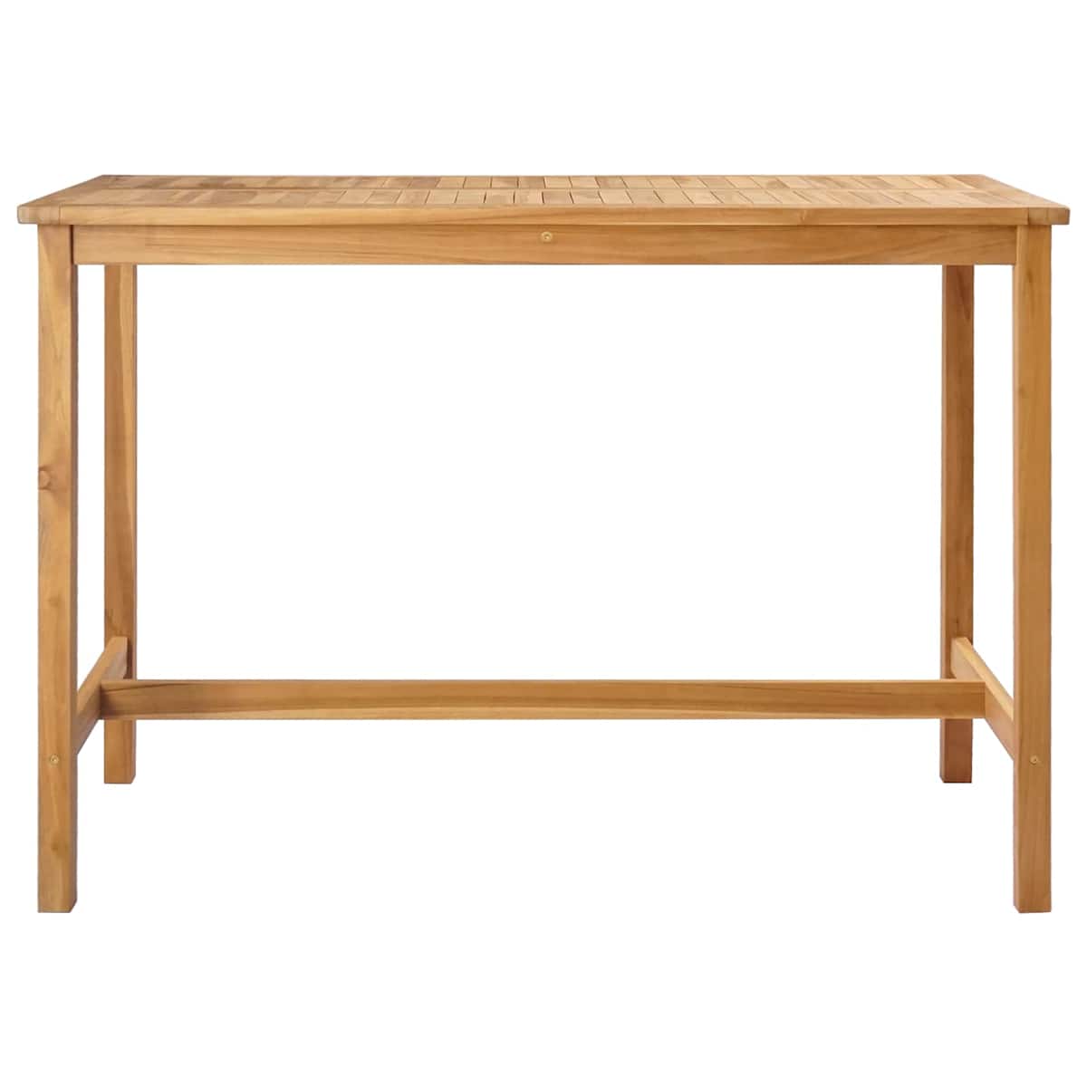 Barbord Naturfarvet Massiv Teaktræ - Billede 3