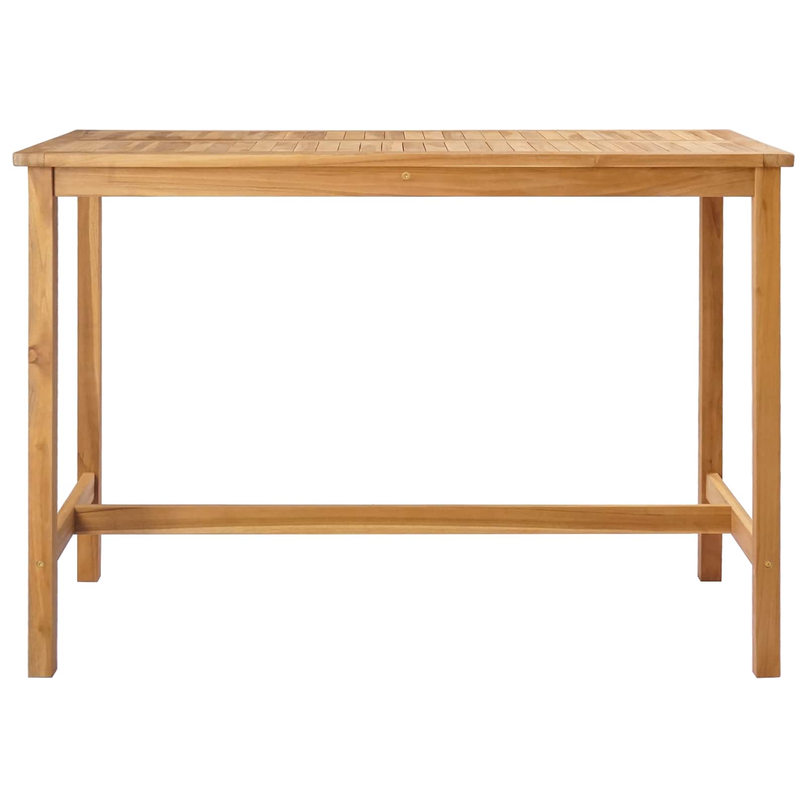 Bartafel Naturel 150 x 75 x 105 cm Massief Teakhout image 3