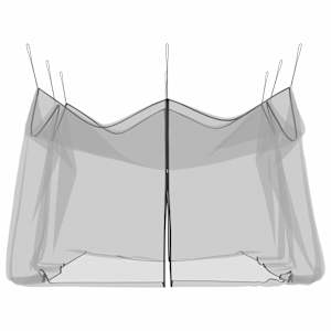 Zahradní moskytiéra 156 síťovina Černá 4 x 4 x 2,5 m Polyester - obrázek 4