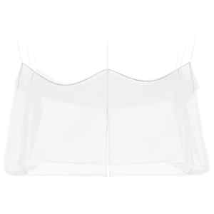Zahradní moskytiéra 156 síťovina Bílá 3 x 4,5 x 2,5 m Polyester - obrázek 4