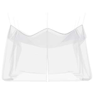 Zahradní moskytiéra 156 síťovina Bílá 4 x 4 x 2,5 m Polyester - obrázek 4