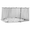 vidaXL S&auml;&auml;sev&otilde;rk gazebole 220 mesh Must 3,6 x 3 x 2 m Pol&uuml;ester