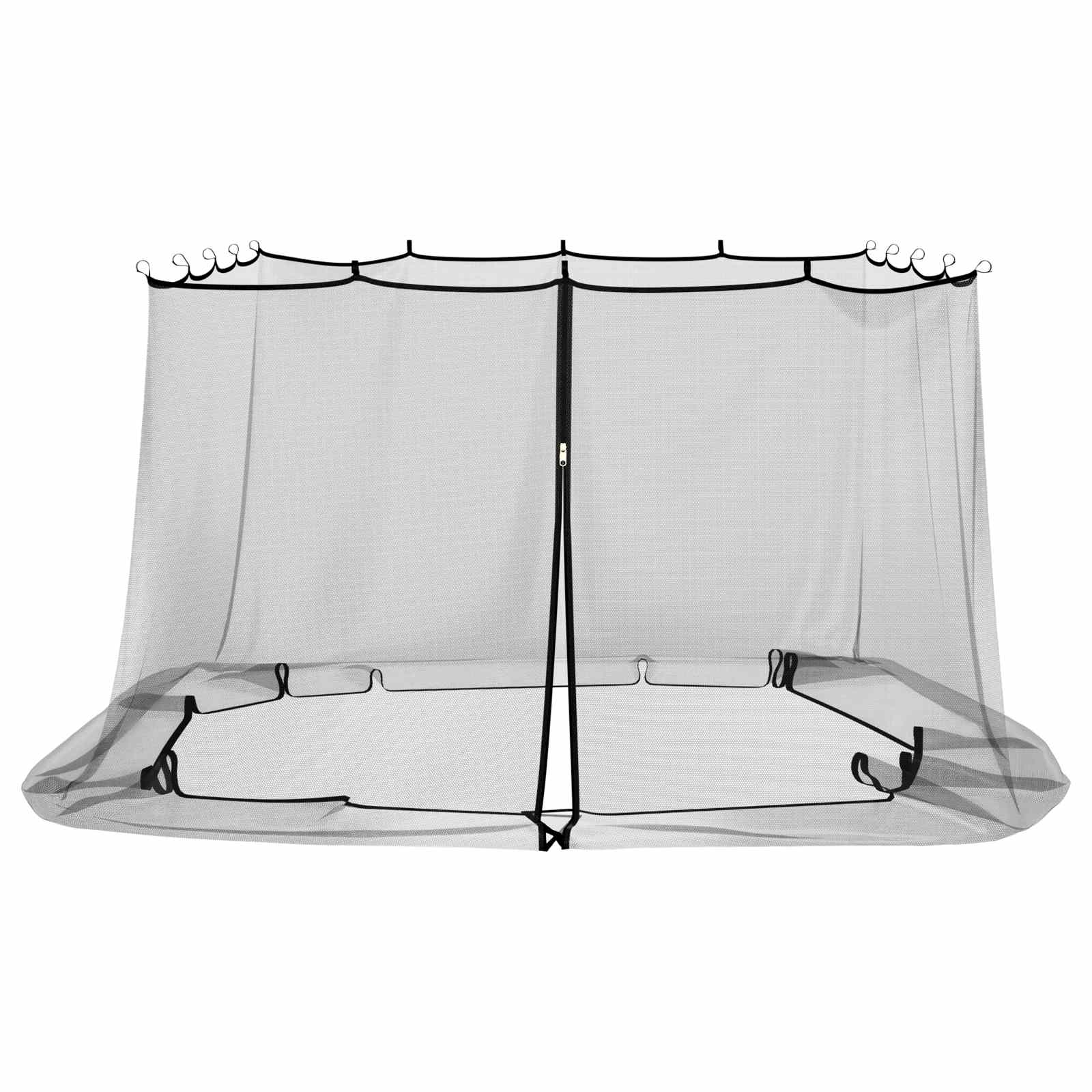 Komarščina za paviljon 220 mesh Črna 4,5 x 3 x 2 m Poliester - slika 4