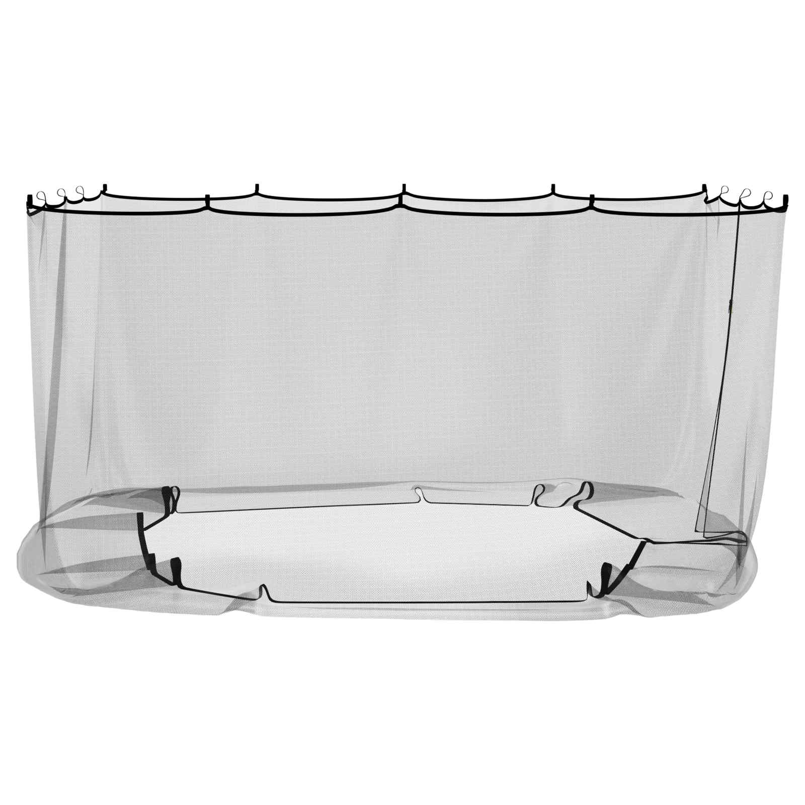 Komarščina za paviljon 220 mesh Črna 4,5 x 3 x 2 m Poliester - slika 5