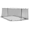 vidaXL S&auml;&auml;sev&otilde;rk gazebole 220 mesh Must 6 x 3 x 2 m Pol&uuml;ester