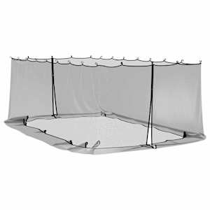 Moskytiéra pro altán 220 mesh Černá 6 x 3 x 2 m Polyester - obrázek 6