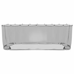 Moskytiéra pro altán 220 mesh Černá 6 x 3 x 2 m Polyester - obrázek 5