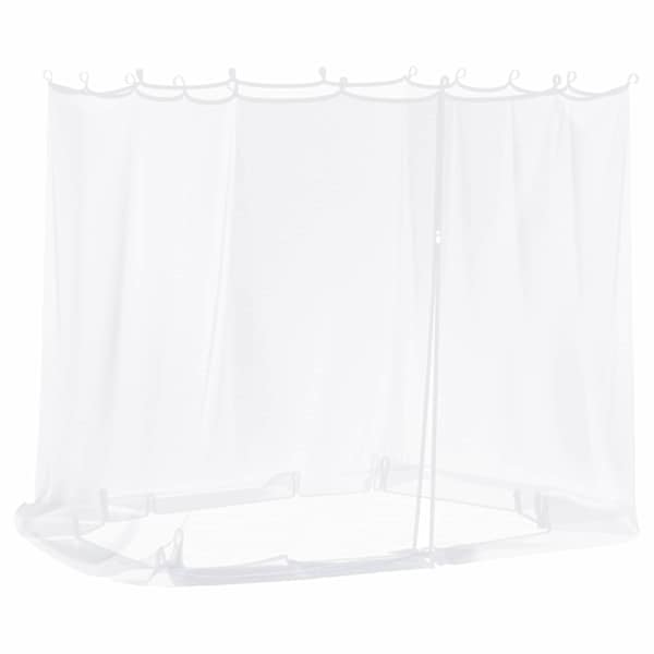 vidaXL S&auml;&auml;sev&otilde;rk gazebole 220 mesh Valge 2 x 2 x 2 m Pol&uuml;ester