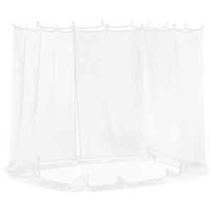 Moskytiéra pro altán 220 mesh Bílá 2 x 2 x 2 m Polyester - obrázek 6