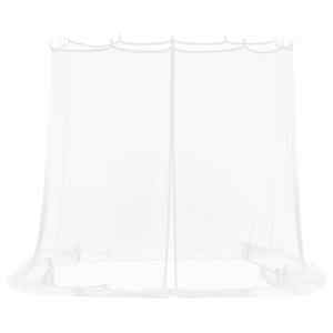 Moskytiéra pro altán 220 mesh Bílá 2 x 2 x 2 m Polyester - obrázek 4