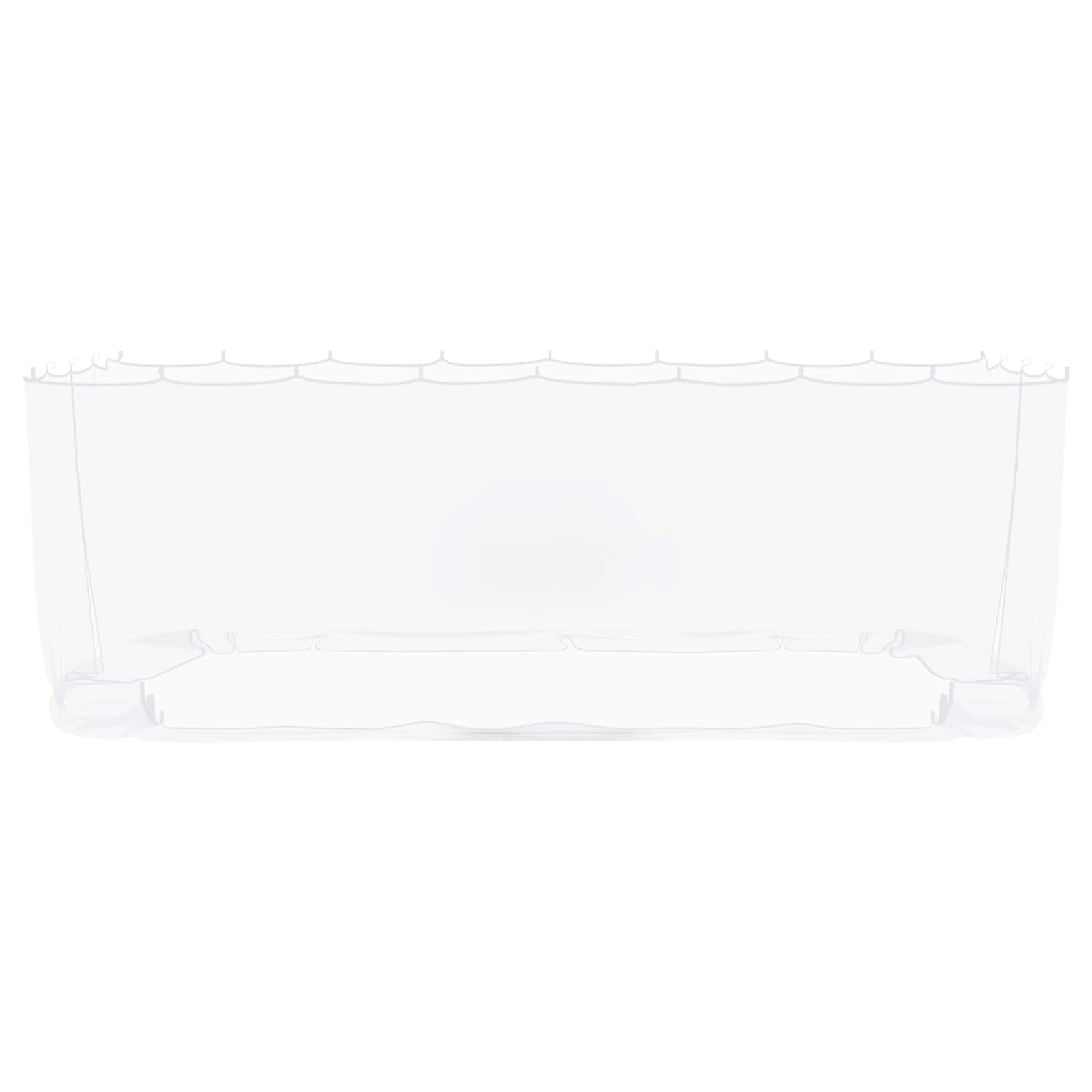Komarščina za paviljon 220 mesh Bela 6 x 3 x 2 m Poliester - slika 5