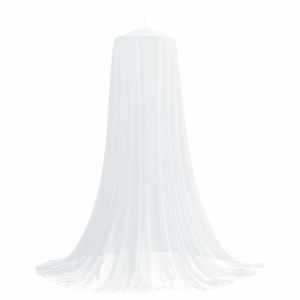 vidaXL S&auml;&auml;sev&otilde;rk voodi jaoks 3 tk 156 mesh Valge ⌀56 x 220 cm