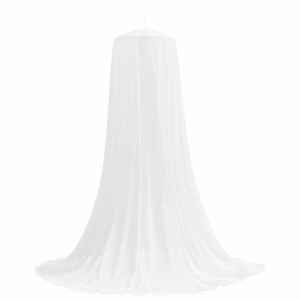vidaXL S&auml;&auml;sev&otilde;rk voodi jaoks 3 tk 156 mesh Valge ⌀56 x 220 cm