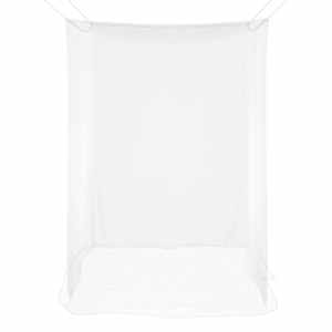 Mosquito Net pro postel 156 síť 3 pcs Bílá Polyester - obrázek 7