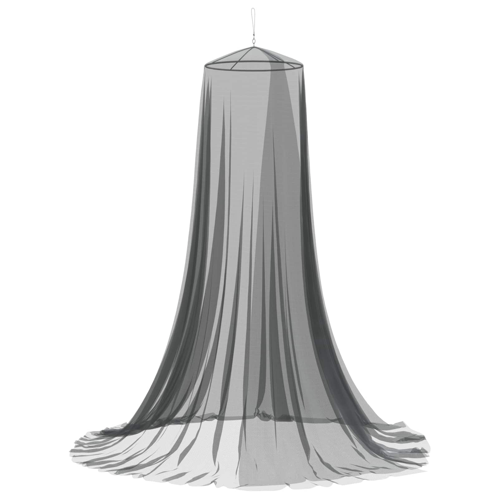 Komarica za posteljo 156 mesh Črna Ø56 x 220 cm Poliester - slika 2