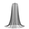 vidaXL S&auml;&auml;sev&otilde;rk voodi jaoks 3 tk 156 mesh Must ⌀56 x 220 cm Pol&uuml;ester